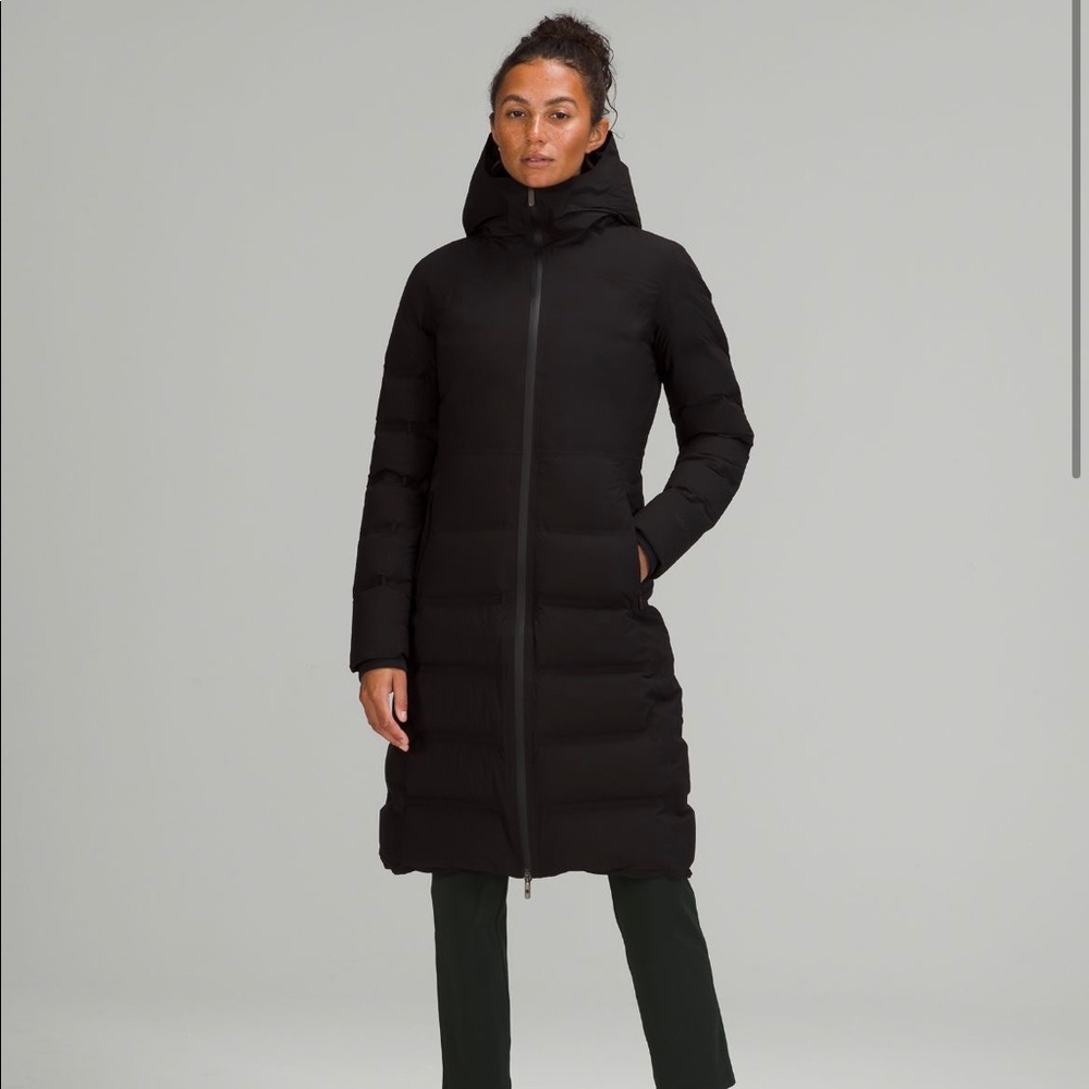 Lululemon Sleet Street Long Jacket - Black - Size : 0